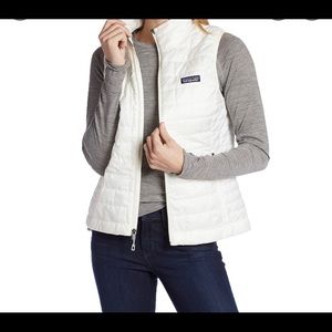 Patagonia Women's White Puffer Vest